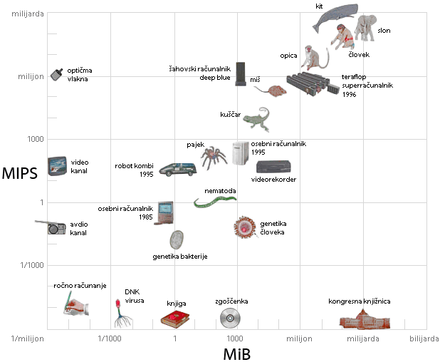 Slika 1: Vse misli, majhno in veliko